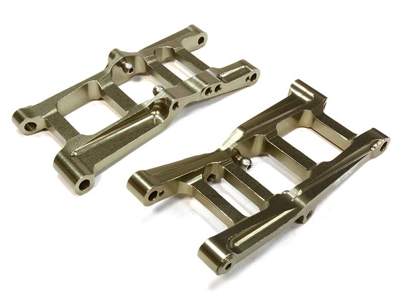 C26086GREY Billet Machined Rear Suspension Arms for Associated RC10B5 - Image 1