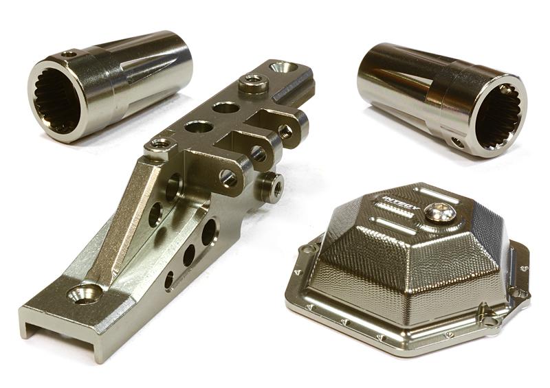 C26100GUN Billet Machined Stage 1 Hop-Up Set for Axial 1/10 Yeti Rock Racer - Image 1