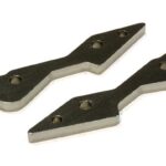 Billet Machined Rear Upper Shock Mount Plates for Axial 1/10 Yeti Rock Racer
