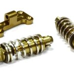 Billet Machined Spring Loaded Front Bumper Mount Kit for Axial 1/10 Yeti