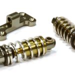 Billet Machined Spring Loaded Front Bumper Mount Kit for Axial 1/10 Yeti