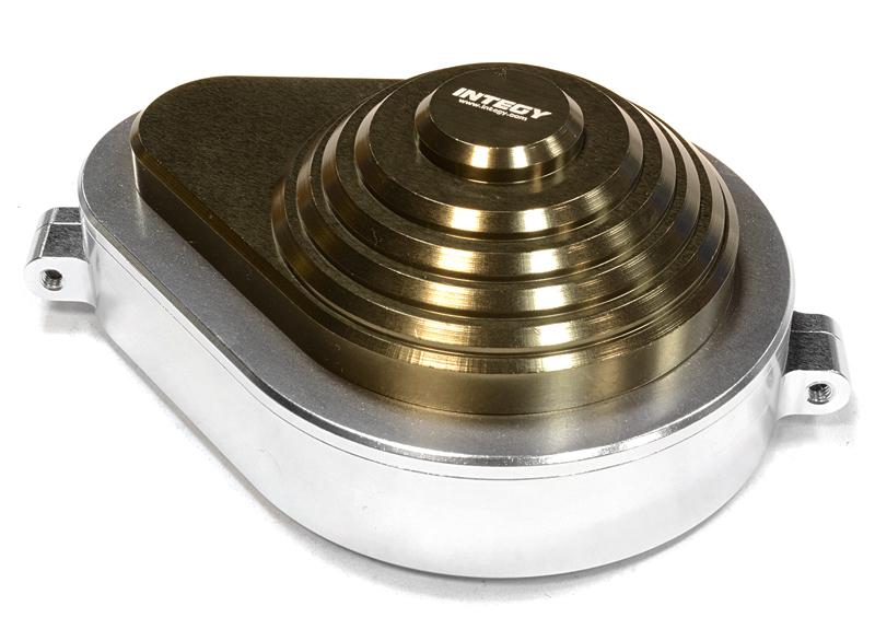 C26124GUN Billet Machined Spur Gear Cover Assembly for Axial 1/10 Yeti Rock Racer - Image 1
