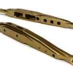 Billet Machined Rear Lower Suspension Linkages for Axial 1/10 Yeti Rock Racer