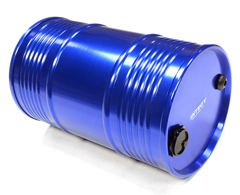 C26128BLUE Realistic Billet Machined 1/10 Scale 55 Gallon Drum / Container / Barrel - Image 1