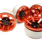 1.9 Size Billet Machined Alloy 6 Spoke Wheel(4) High Mass Type for Scale Crawler