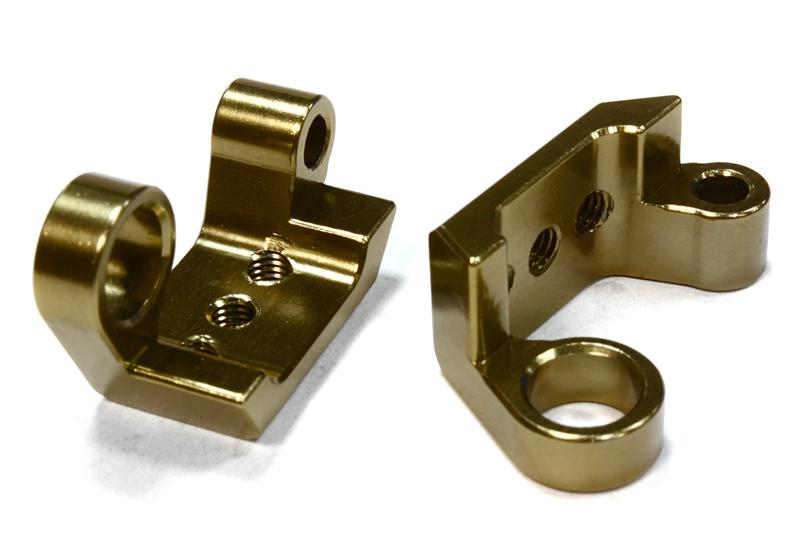 C26137BRONZE Billet Machined Rear Sway Bar Mount for Axial 1/10 Yeti Rock Racer - Image 1