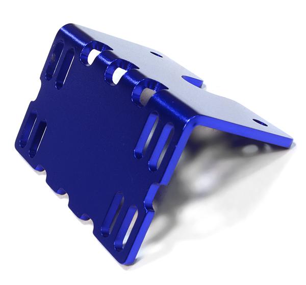 C26138BLUE Billet Machined Side ESC Mount Plate for Axial 1/10 SCX-10 Crawler - Image 1
