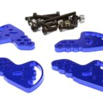 Billet Machined Adjustable Shock Mount Plate (4) for Axial 1/10 SCX-10 Crawler