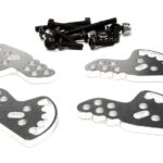 Billet Machined Adjustable Shock Mount Plate (4) for Axial 1/10 SCX-10 Crawler