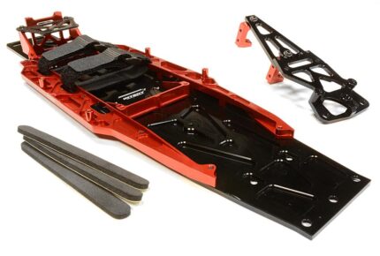Billet Machined Complete LCG Chassis Conversion Kit for Traxxas 1/10 Slash 2WD