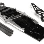 Billet Machined Complete LCG Chassis Conversion Kit for Traxxas 1/10 Slash 2WD