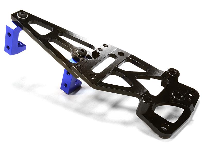 C26150BLUE Billet Machined Replacement Front Chassis Brace for C26146 LCG Conversion Kit - Image 1