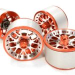 High Mass 2.2 Size Alloy Y14 Spoke Beadlock Wheel (4) for Scale Off-Road Crawler