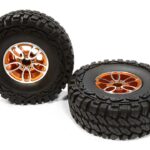 Billet Machined 5 Spoke DU 1.9 Wheel & Tire(2) for 1/10 Scale Crawler O.D.=113mm