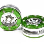 Billet Machined 10 Spoke Type 2A Off-Road 1.9 Size Wheel (2) for Scale Crawler