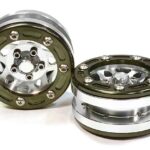 Billet Machined 10 Spoke Type 2A Off-Road 1.9 Size Wheel (2) for Scale Crawler