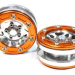 Billet Machined 10 Spoke Type 2A Off-Road 1.9 Size Wheel (2) for Scale Crawler