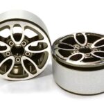 Billet Machined 5 Spoke Type DU Off-Road 1.9 Size Wheel (2) for Scale Crawler