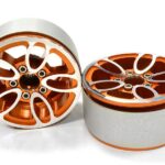 Billet Machined 5 Spoke Type DU Off-Road 1.9 Size Wheel (2) for Scale Crawler