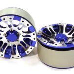 Billet Machined 8 Spoke Type DT Off-Road 1.9 Size Wheel (2) for Scale Crawler