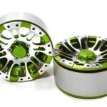 Billet Machined 8 Spoke Type DT Off-Road 1.9 Size Wheel (2) for Scale Crawler