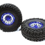 High Mass Billet 12H Spoke OZ 1.9 Wheel & Tire(2) for Scale Crawler (O.D.=113mm)