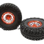 High Mass Billet 12H Spoke OZ 1.9 Wheel & Tire(2) for Scale Crawler (O.D.=113mm)