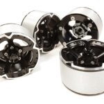 High Mass 2.2 Size Alloy S5 Spoke Beadlock Wheel (4) for Scale Off-Road Crawler