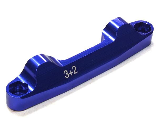 C26188BLUE Billet Machined 3+2 Rear Arm Mount for Associated RC10B5M Buggy (ASC90003) - Image 1