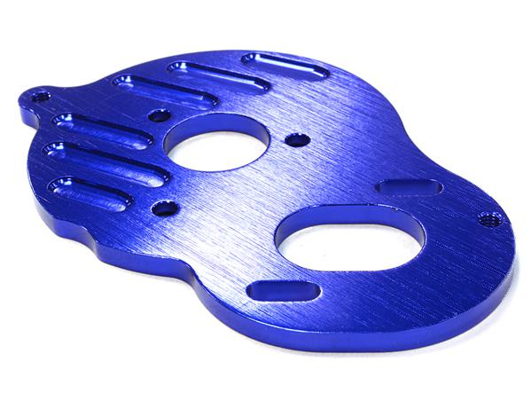 C26189BLUE Billet Machined Motor Plate for Associated RC10B5 & B5M Buggy (ASC90003) - Image 1