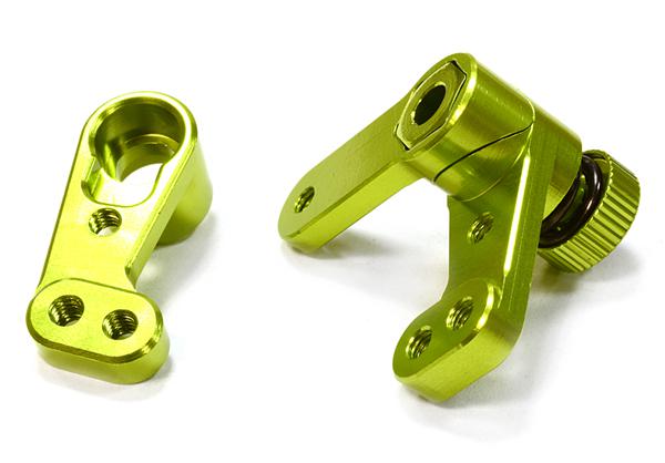 C26190GREEN Billet Machined Steering Bellcrank Set for HPI 1/10 Sprint 2 On-Road - Image 1