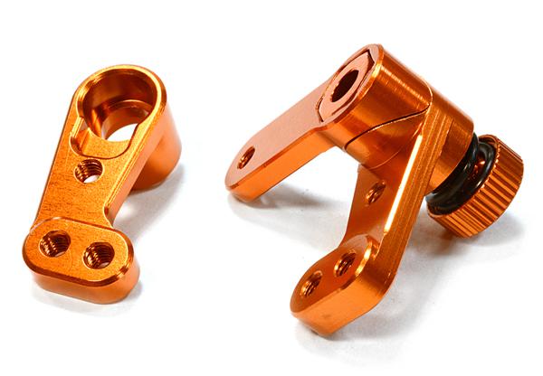C26190ORANGE Billet Machined Steering Bellcrank Set for HPI 1/10 Sprint 2 On-Road - Image 1