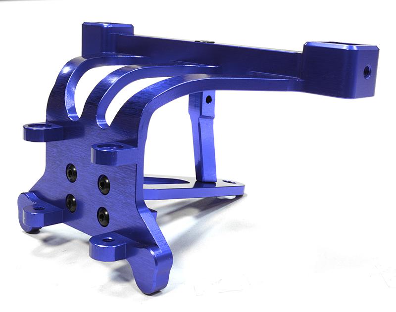 C26197BLUE Billet Machined Front Body Post Tower & Pin Mount for Traxxas 1/10 Scale Summit - Image 1