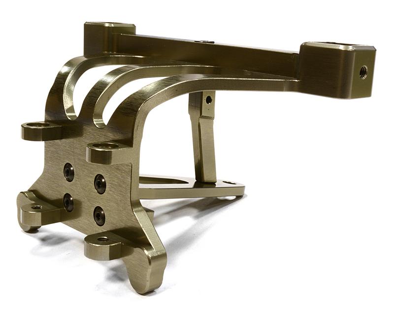 C26197GREY Billet Machined Front Body Post Tower & Pin Mount for Traxxas 1/10 Scale Summit - Image 1