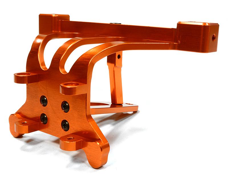 C26197ORANGE Billet Machined Front Body Post Tower & Pin Mount for Traxxas 1/10 Scale Summit - Image 1