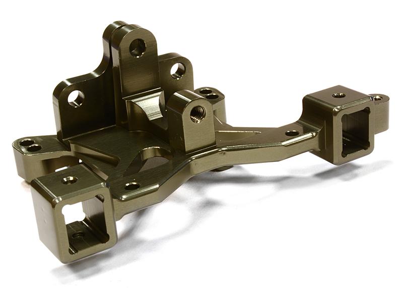 C26198GREY Billet Machined Rear Body Post Tower & Pin Mount for Traxxas 1/10 Scale Summit - Image 1