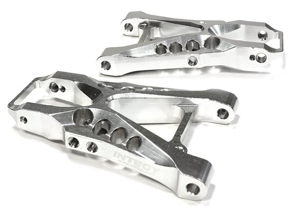 C26207SILVER Billet Machined Rear Suspension Arms for HPI 1/10 Sprint 2 On-Road - Image 1