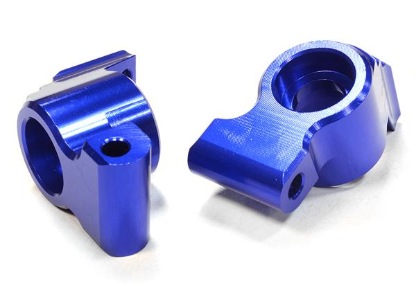 C26208BLUE Billet Machined 3 Degree Rear Hub Carriers for HPI 1/10 Sprint 2 On-Road - Image 1