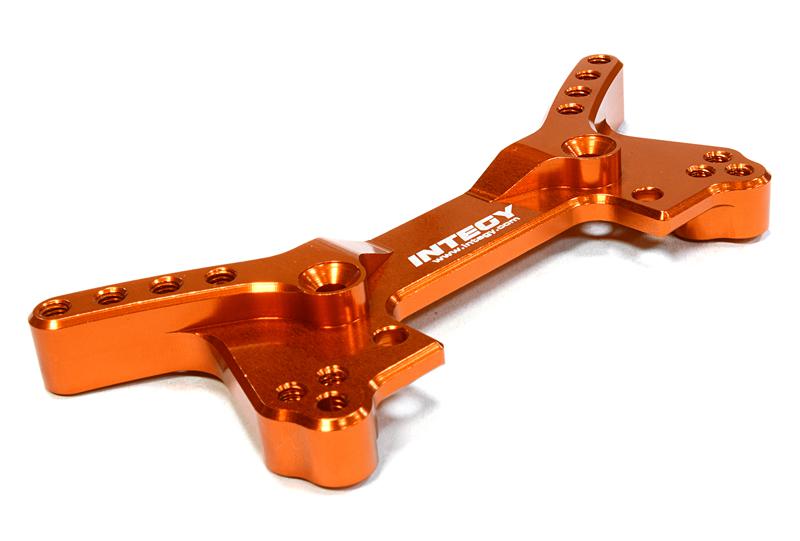 C26209ORANGE Billet Machined Front Shock Tower for HPI 1/10 Sprint 2 On-Road - Image 1