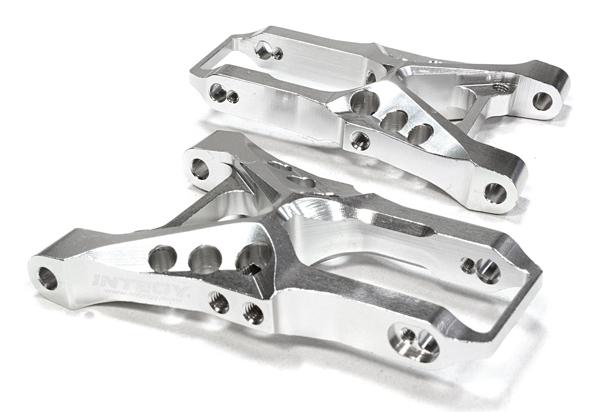 C26210SILVER Billet Machined Front Suspension Arms for HPI 1/10 Sprint 2 On-Road - Image 1