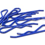 Color Bent-Up Body Clips (8) for 1/5 & 1/4 Size Vehicles(LxW=46x11mm)