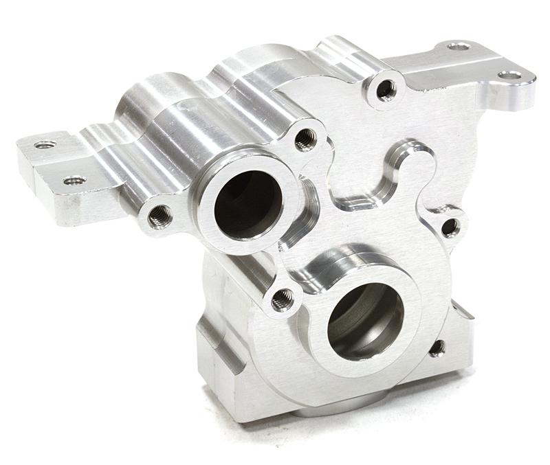 C26290SILVER Billet Machined Gearbox Case for Associated RC10B5M (4-Gear) (ASC90003) - Image 1