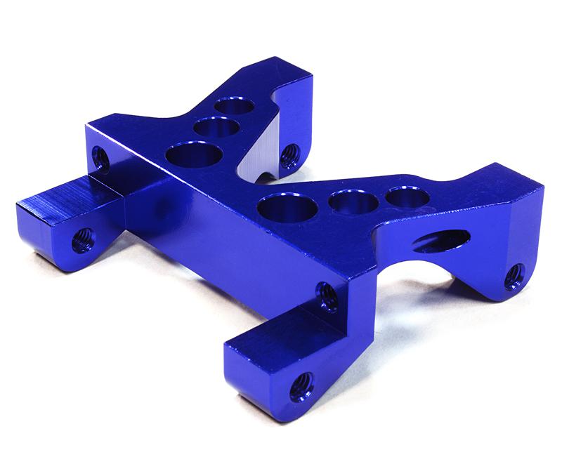C26302BLUE Billet Machined Center Bracket Mount for HPI 1/10 Sprint 2 On-Road - Image 1