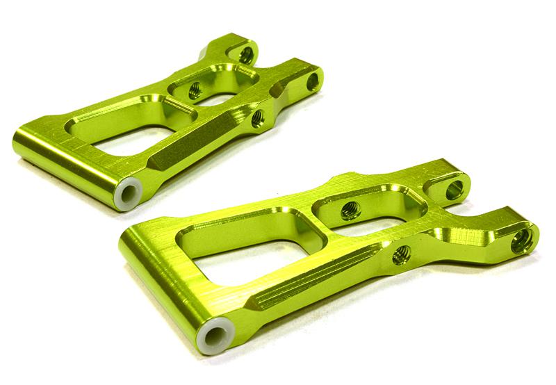 C26311GREEN Billet Machined Rear Lower Arm for HPI 1/10 Scale E10 On-Road - Image 1