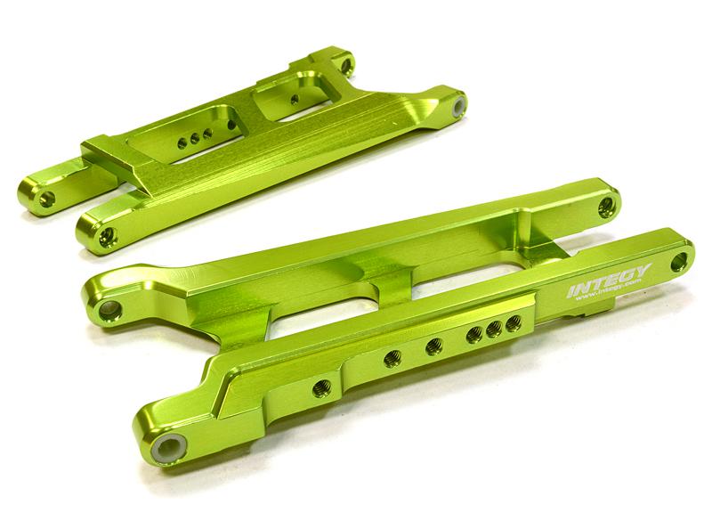 C26312GREEN Billet Machined T3 Lower Suspension Arms for 1/10 Stampede 4X4 & Slash 4X4 3655X - Image 1