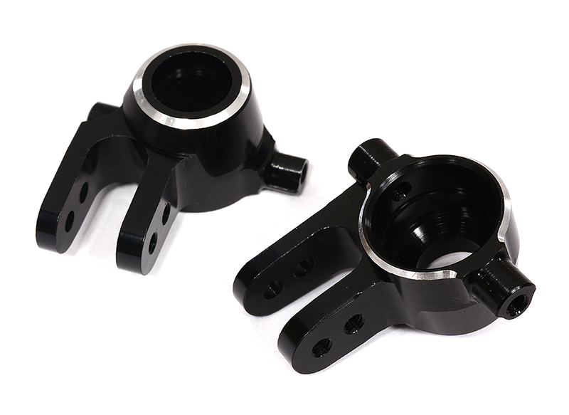 C26313BLACK T3 Steering Knuckle (2) for 1/10 Stampede 4X4, Slash 4X4 & Rustler 4X4 6837 - Image 1