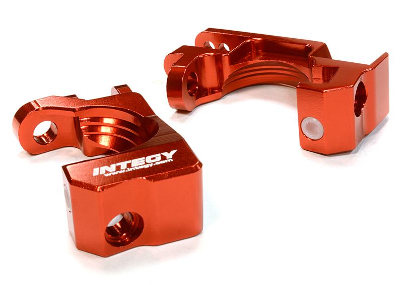 C26315RED Machined T3 Caster Blocks for 1/10 Stampede 4X4, Slash 4X4 & Rustler 4X4 6832 - Image 1