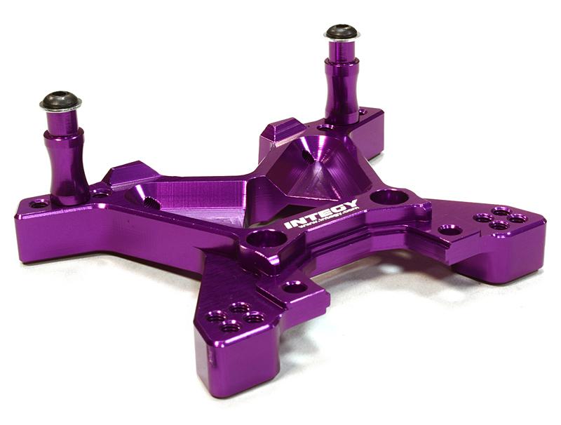C26317PURPLE Billet Machined T3 Front Shock Tower for 1/10 Stampede 4X4 & Slash 4X4 6839 - Image 1