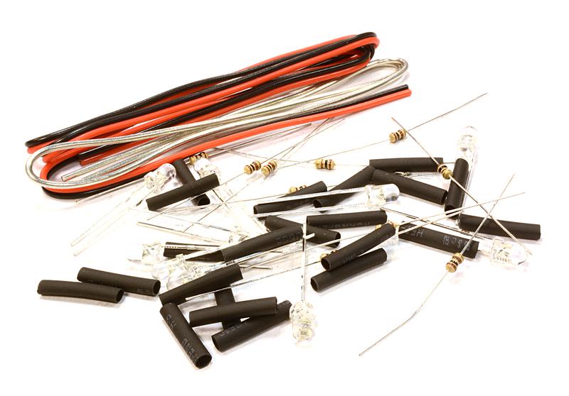 C26334BLUE 3mm LED Light Assorted Kit DIY LEDs Set for Scale Model - Image 1