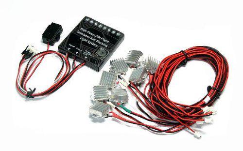 C26342 G.T. High Power 3W Flight Simulated & Flashing Light System for R/C Plane - Image 1
